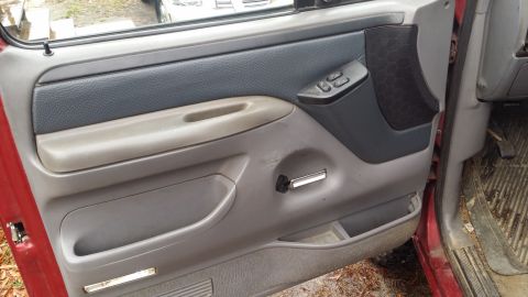 1996 Ford F-250 - After. The panel is trashed and needs replacing so if I really messed up the panel I would not have felt too bad about it. I am still not c…