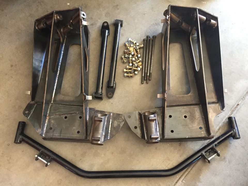 Suspension parts including control arms and sway bar