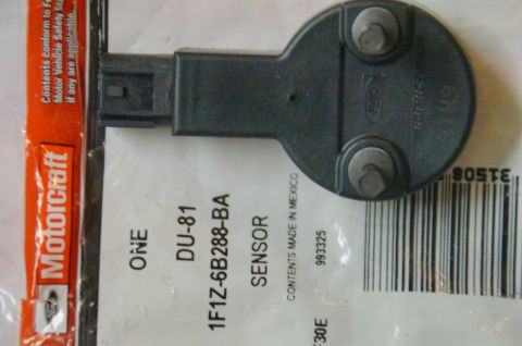 1998 Ford Ranger - A close-up of a Ford engine sensor, part number 1F1Z-6B288-BA, in its original Motorcraft packaging.