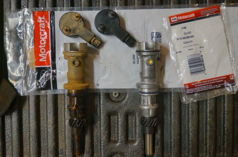 1998 Ford Ranger - Comparison of a used and new Ford Motorcraft crankshaft position sensor, part number DU-81.