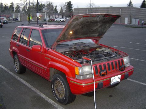 1993 Jeep Grand Cherokee - Not a good sign