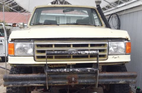 1988 Ford Bronco - new headlights installed