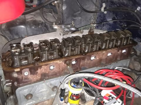 1985 Ford Bronco - Engine valve train components, including rocker arms and springs, are shown in detail.