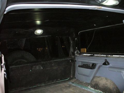 1992 Ford Bronco - Windstar cargo light wired in and mounted.
