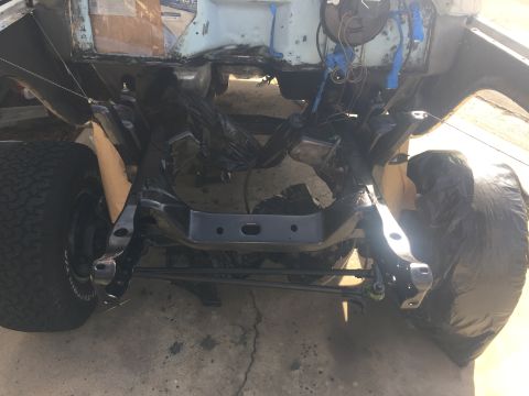 1978 Ford Bronco - Corroseal applied to the rest of the frame.