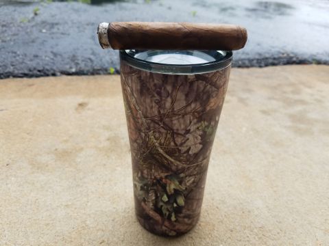 2018 Ford Bronco - Cigar on a camo tumbler with Supermotors.net watermark.