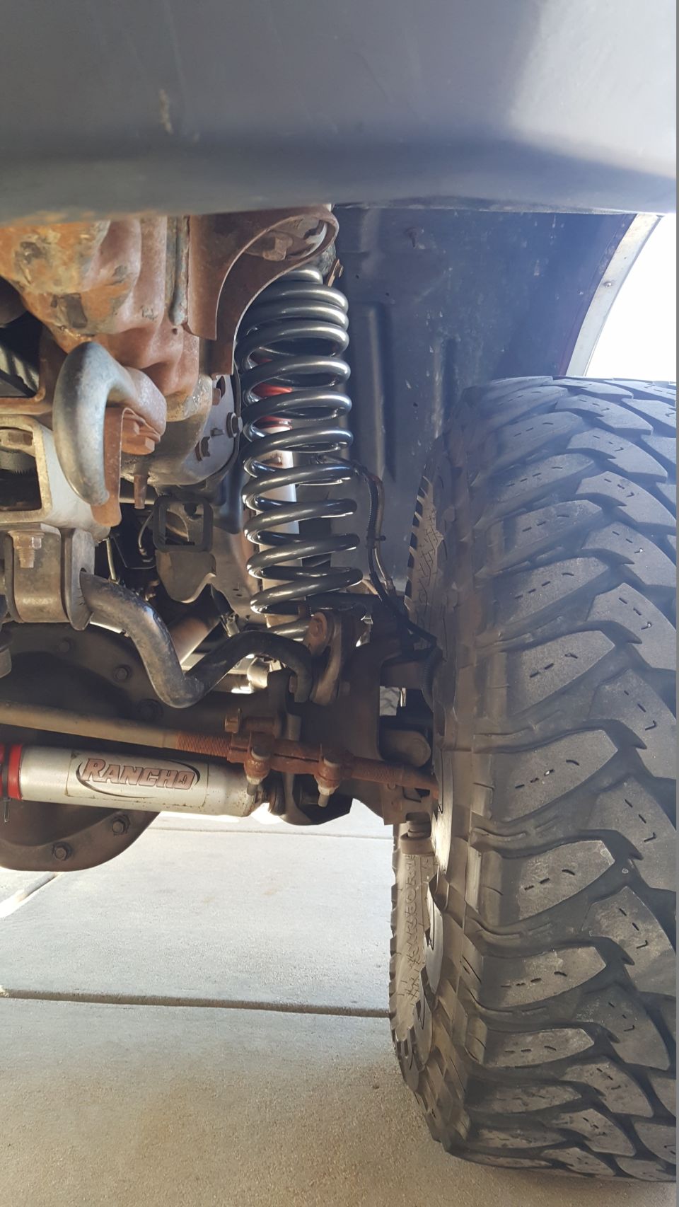 Coils from front