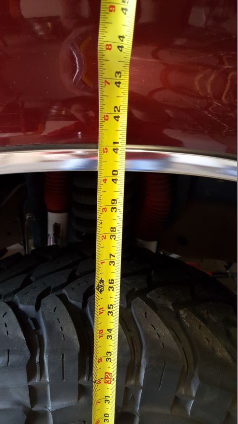 1996 Ford Bronco - Old ride height