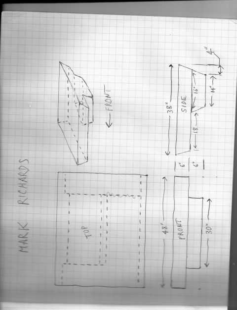 1992 Ford Bronco - This is a diagram with measurements for a vehicle part, not a photo of a 1992 Ford Bronco.