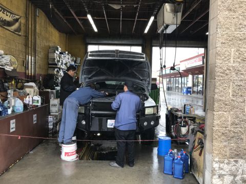 1997 Dodge 3500 - Lots of work to change the oil filter.