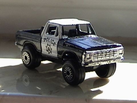 1979 Ford Bronco - This 1979 Ford F-Series pickup truck is depicted as a police vehicle, differing from the registry's claim of a Bronco.