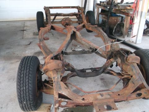 1962 Ford Galaxie - '61 Ford Sunliner frame, excellent condition.