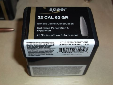 1995 Mercury Grand Marquis - Box of Speer 22 Cal 62 GR bullets, bonded jacket construction and #1 choice of law enforcement.