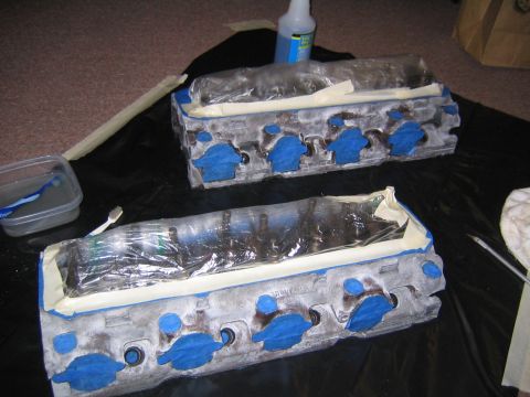 1978 Ford Bronco - Metal Etch done. Now to replace the soaked tape.