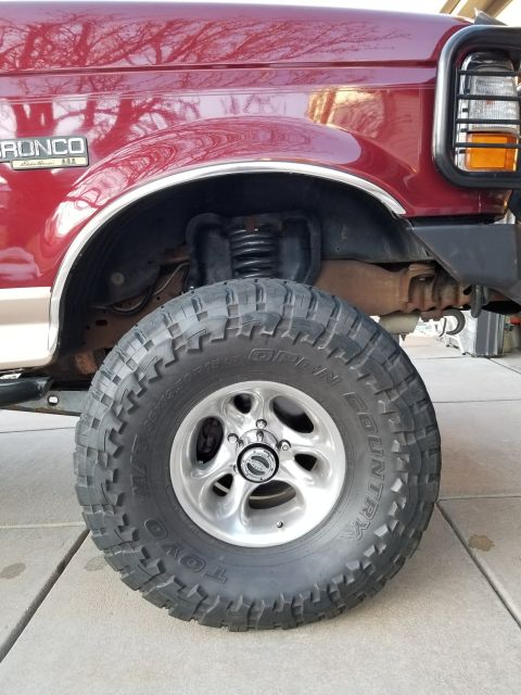 1996 Ford Bronco - no shocks yet