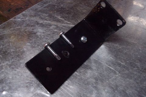 1995 Ford Bronco - Bracket with self tapping mount screws. Could only use 2 in my mounting location.