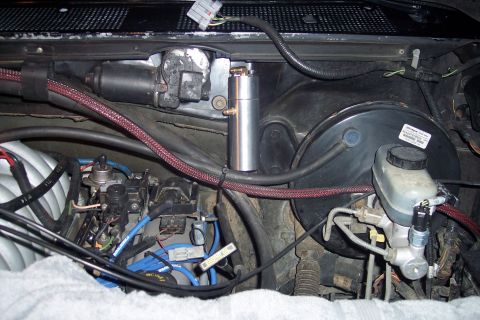 1995 Ford Bronco - CatchCan mounted alone