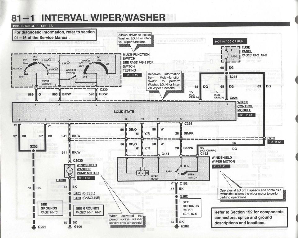 Interval Wiper/Washer - 1