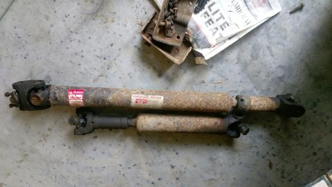 1969 Ford Bronco - Front and rear driveshafts