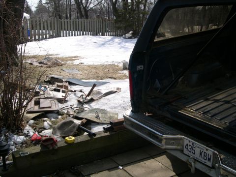 1986 Ford Bronco - The last day of Eddie Bauer ... this is the end of the plastic in the truck ;-)