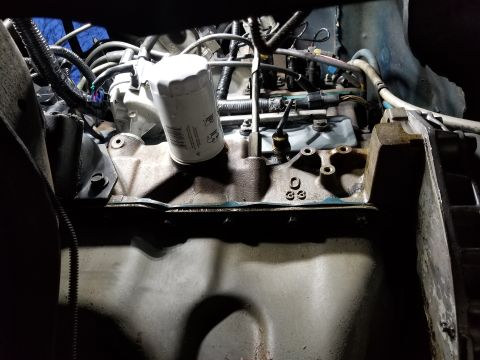 1995 Ford F-150 - It has been idling for about 10 minutes now, and the leak is gone.