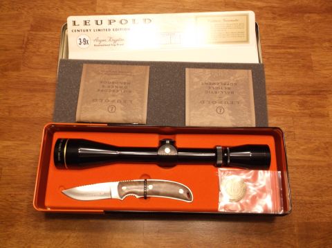 1995 Mercury Grand Marquis - Leupold Century Limited Edition rifle scope and knife set with documentation.