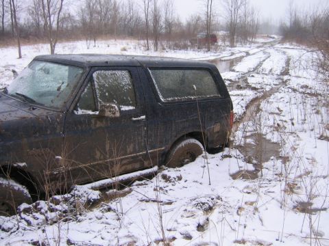 1994 Ford Bronco - Drivers rear deep