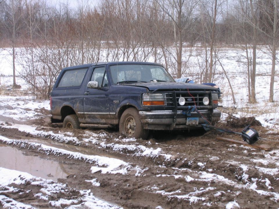 hooked the winch up