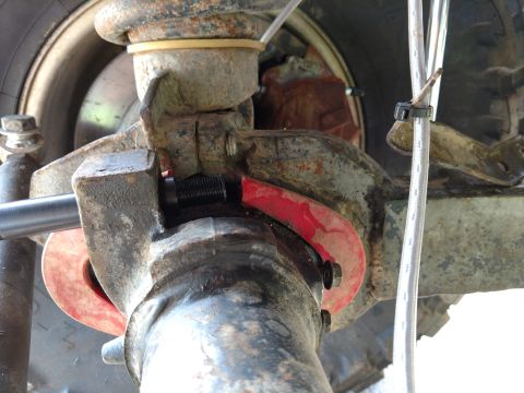 1992 Ford Bronco - back of the mount and the tapered washer.