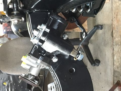 1967 Ford Galaxie - Borgeson Integral power steering box.