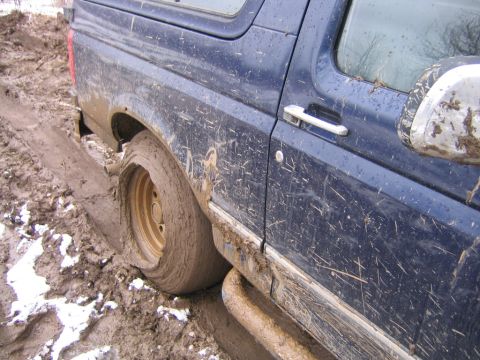 1994 Ford Bronco - Pass side donut