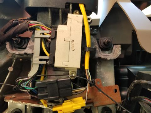 1996 Ford Bronco - All the safety features worked: seat belts, airbag, and even the telescoping steering column, which slid forward off its rear (cast-Aluminu…