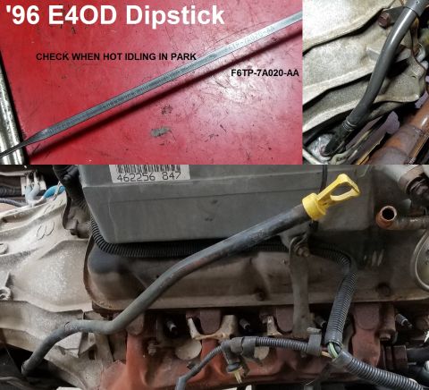 1996 Ford Bronco - This dipstick is substantially longer than the one on my '93, making it much easier to reach. But the joint in the tube doesn't appear to b…