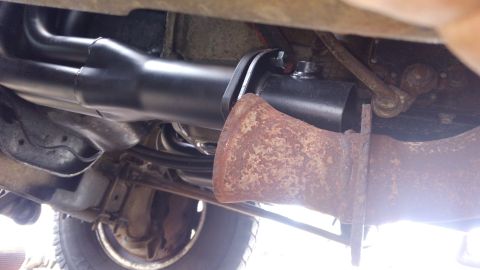 1990 Ford F-250 - if need be i can cut a few inches off the collector to make room to offset
