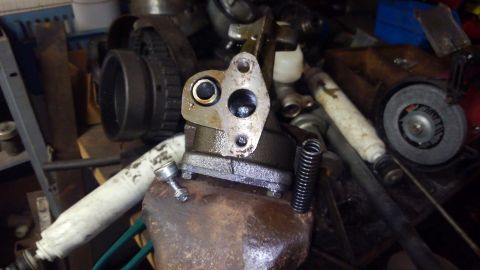 1990 Ford F-250 - to replace the spring you need to remove the end plug which is similar to a freeze plug. you then replace spring and put in the new plug. t…