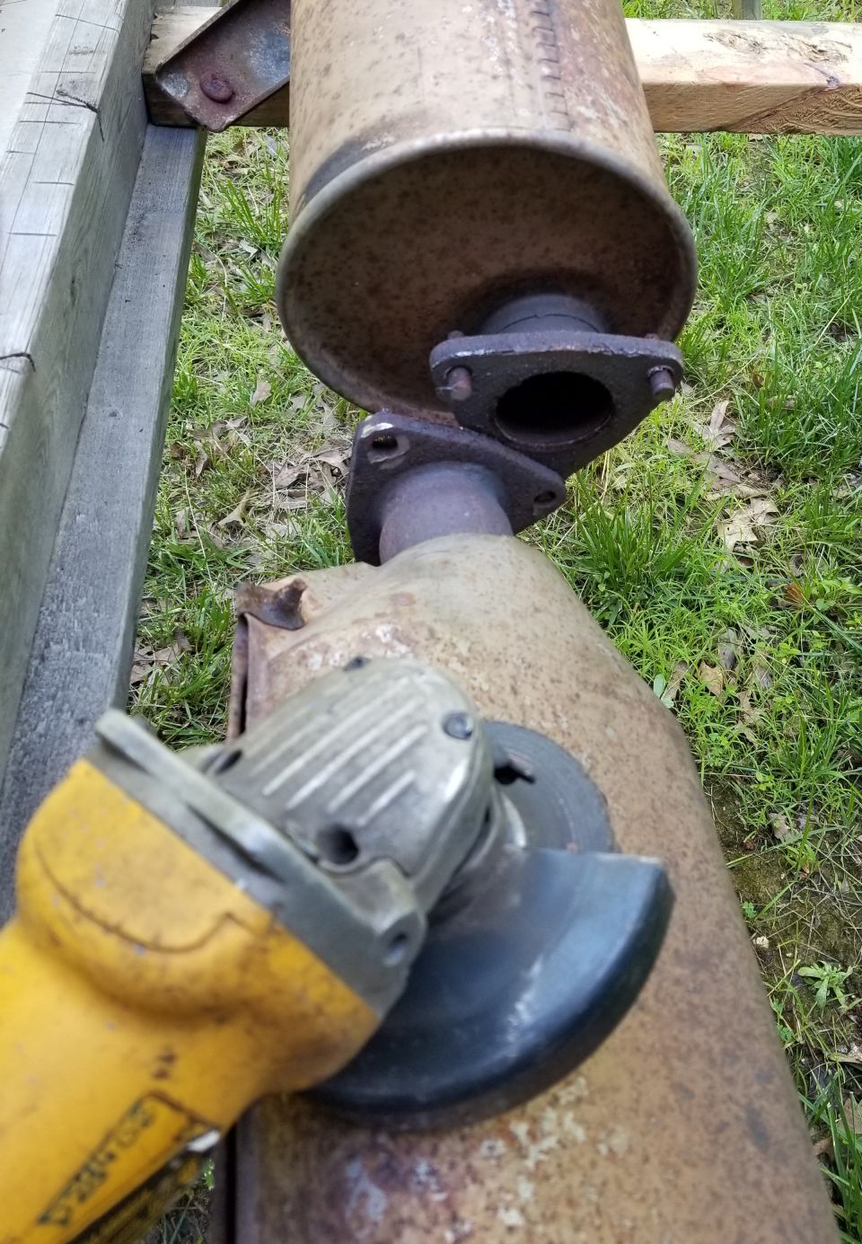 I cut these bolt heads off so there would be more to work with when I try to extract them.  But first, they'll soak in penetrant for a week or 3...