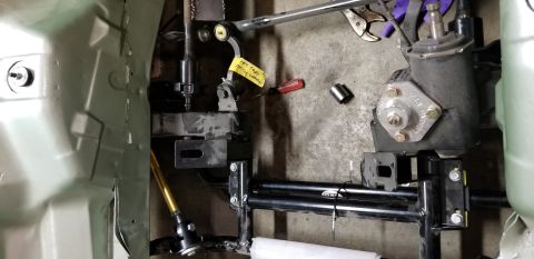 1974 Plymouth Duster - engine bay