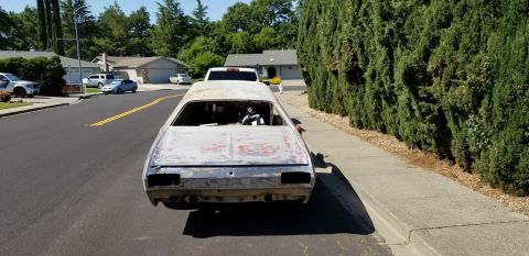 1974 Plymouth Duster - on its way to get painted