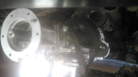 1992 Ford Bronco - Transmission and drivetrain components are visible in this close-up shot.