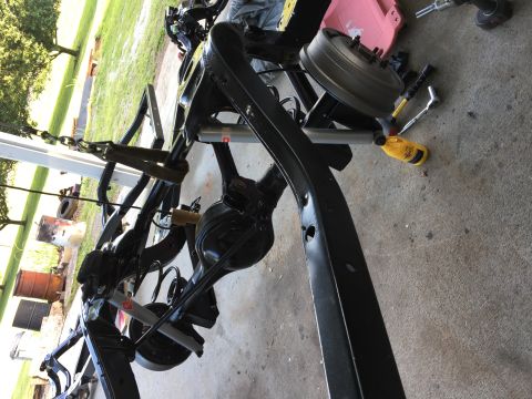 1967 Ford Galaxie - Reinforced trailing arms.