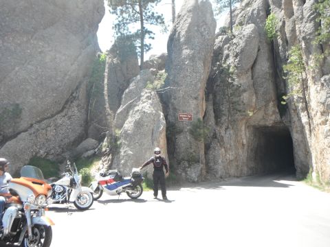 1989 Honda CBR600F - Thanks to the kind offer from a Harley rider that took this photo. One of few I get to be in the photo with the bike. Needles Eye Tunnel Ea…