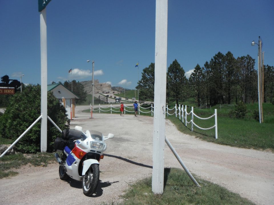 Crazy Horse monument.  Was just there last October in the truck, so I didn't want to go up to the pay parking for the photo opp.