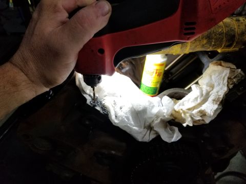 1996 Ford Bronco - I've been procrastinating, but today I went after these intake bolts. They've been soaking in penetrant for about a week, from both sides,…