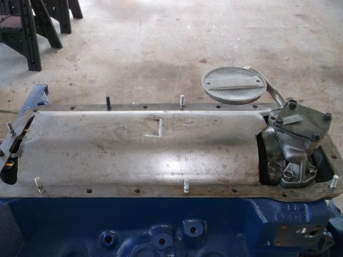 1969 Ford Mustang - M57B pump and CJ windage tray.