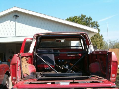 1979 Ford Bronco - How the cage is as of now...