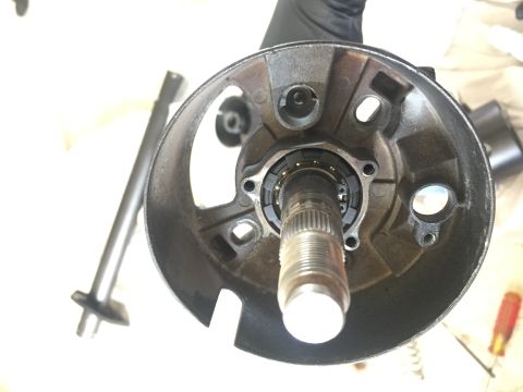 1978 Ford Bronco - Close-up view of a steering column bearing assembly, likely from a vehicle part.
