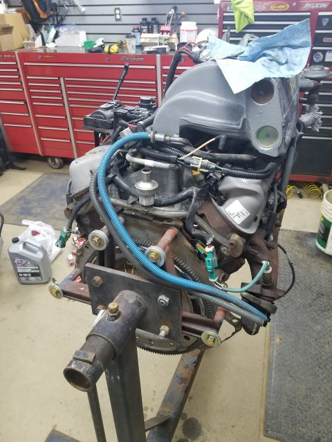 1996 Ford Bronco - Removing fuel and vacuum lines, along with any cut harness wires