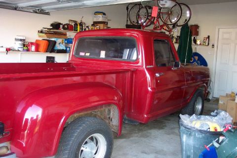 1968 Ford F-100 - Still missing the steps, but they're going on