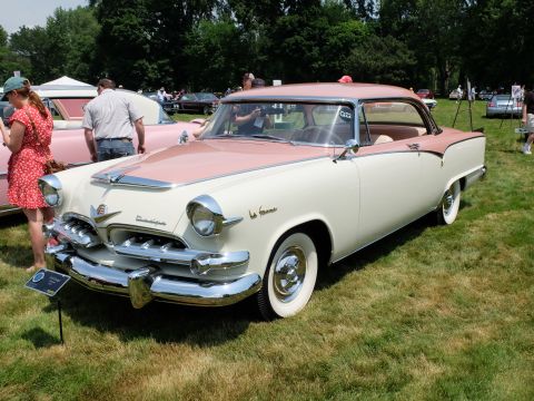 1971 Ford Ranchero - A rare 1955 Dodge La Femme, a model designed specifically for women, is displayed at an outdoor event.