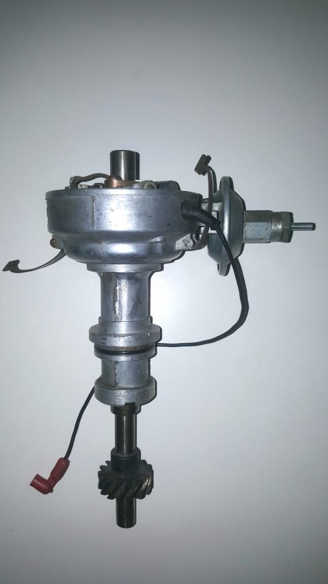 1973 Ford Mustang - This is a photo of an automotive distributor, a component of the ignition system.